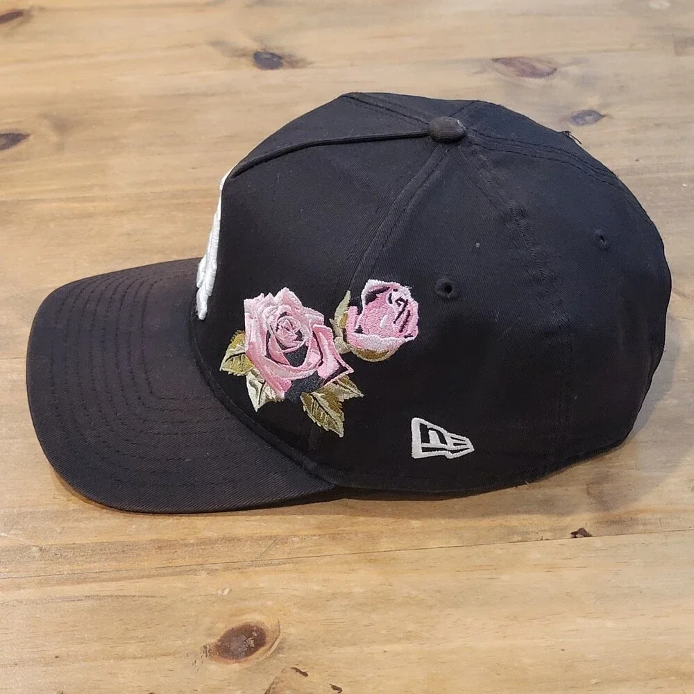Los Angeles Dodgers New Era Hat Snapback A-Frame Rose Embroidered MLB Baseball
